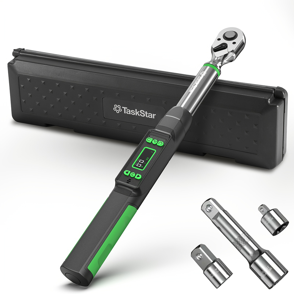 Electronic Torque Adapter 3/8 1/2 Digital - TaskStar 3/8 Inch Digital Torque Wrench
