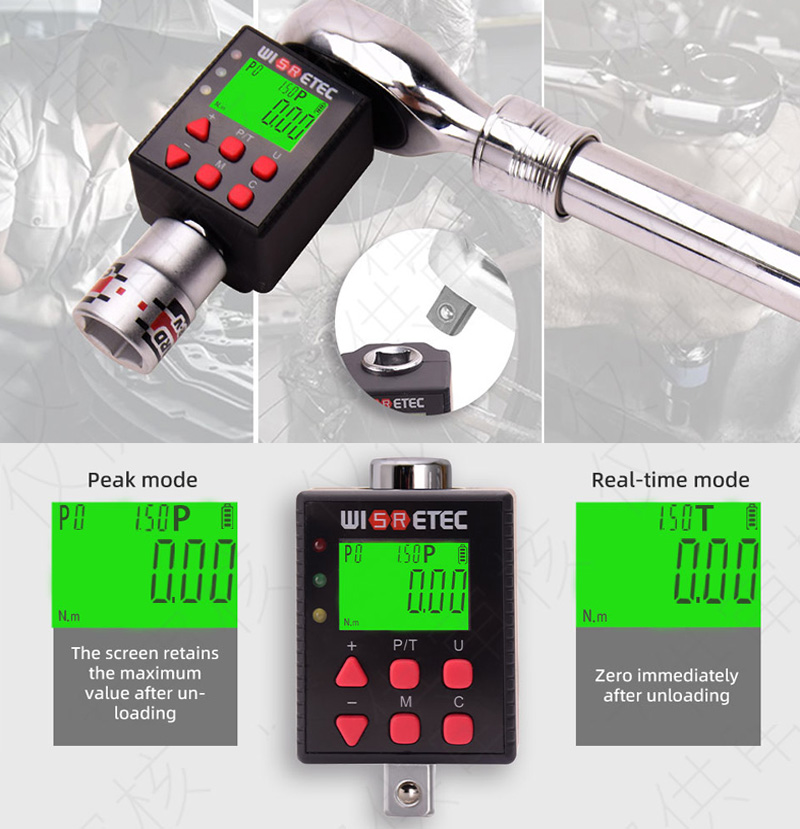 WISRETEC Digital Torque Wrench - Electronic Torque Adapter 3/8 1/2 Digital review and price