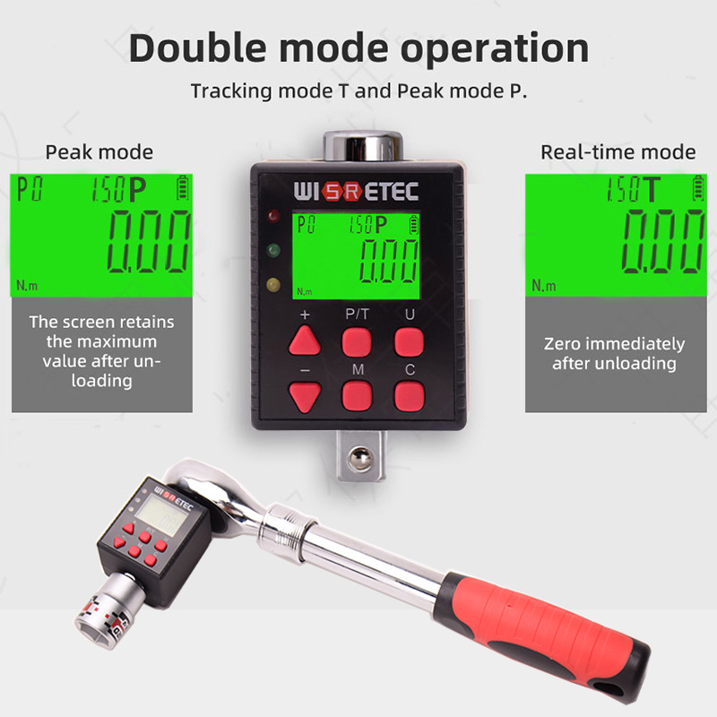 WISRETEC Digital Torque Wrench - Electronic Torque Adapter 3/8 1/2 Digital review and price