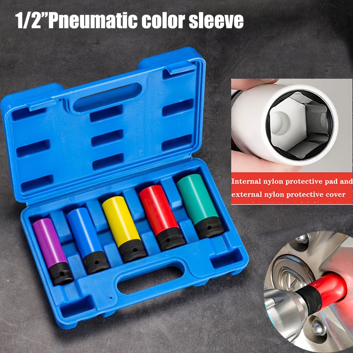 1/2- Inch Drive Wheel Protecto - Impact Socket Thin Wall Deep Metric Set review and price