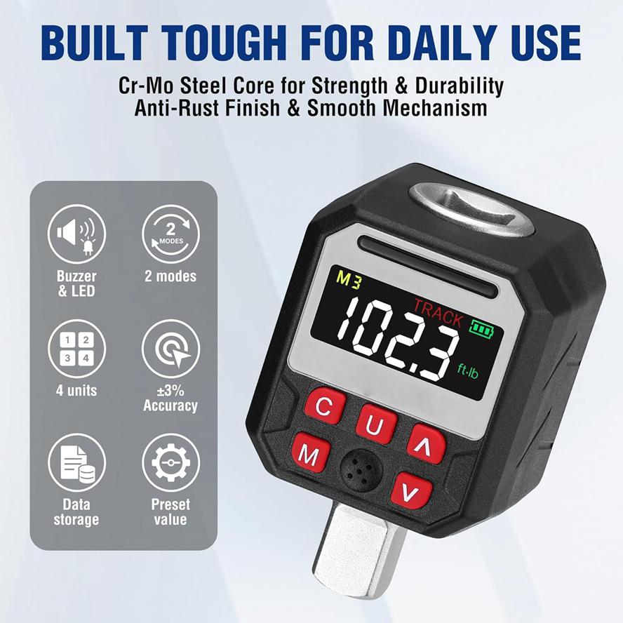Digital Torque Adapter 1/2