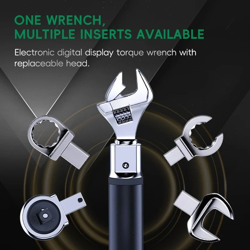 Digital Torque Wrench with Int - Interchangeable Head Torque Wrench Open review and price