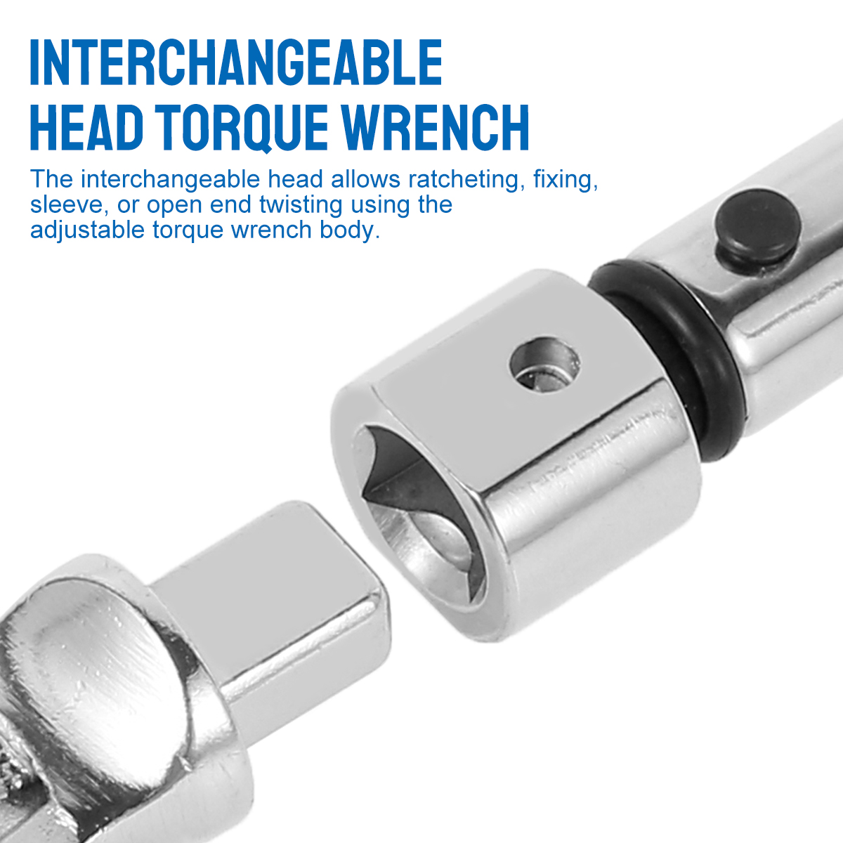 5-25NM Adjustable Torque Wrenc - Interchangeable Head Torque Wrench Open review and price